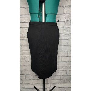 *CELINE designer Womens Pencil casual office Skirt Black Above Knee France Small